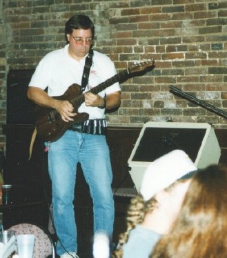 At the
          Gibson Guitar Cafe in Nashville