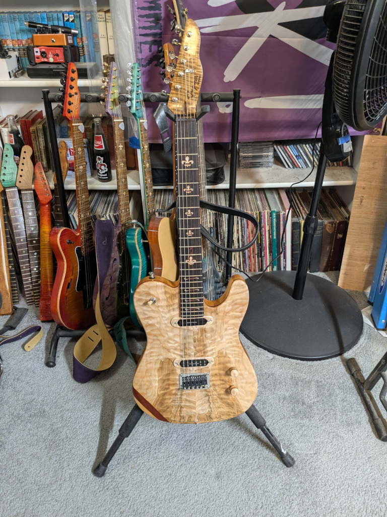 Standard Telecaster shaped guitar
