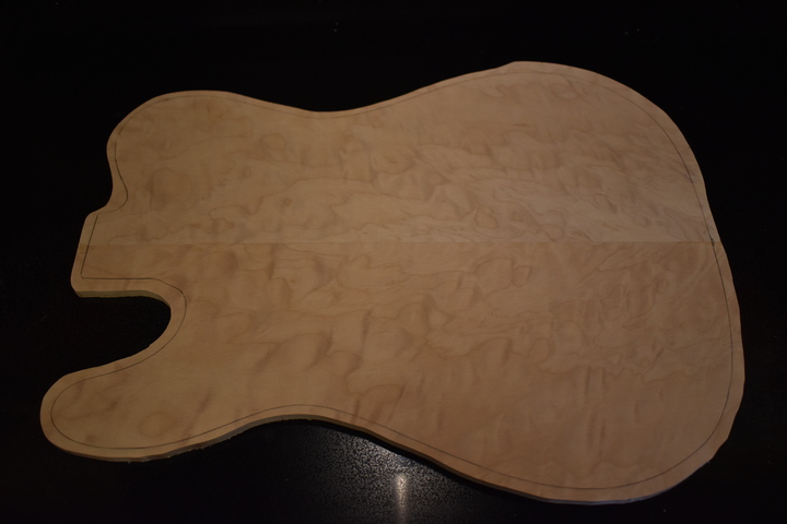 Rough cut drop top from back