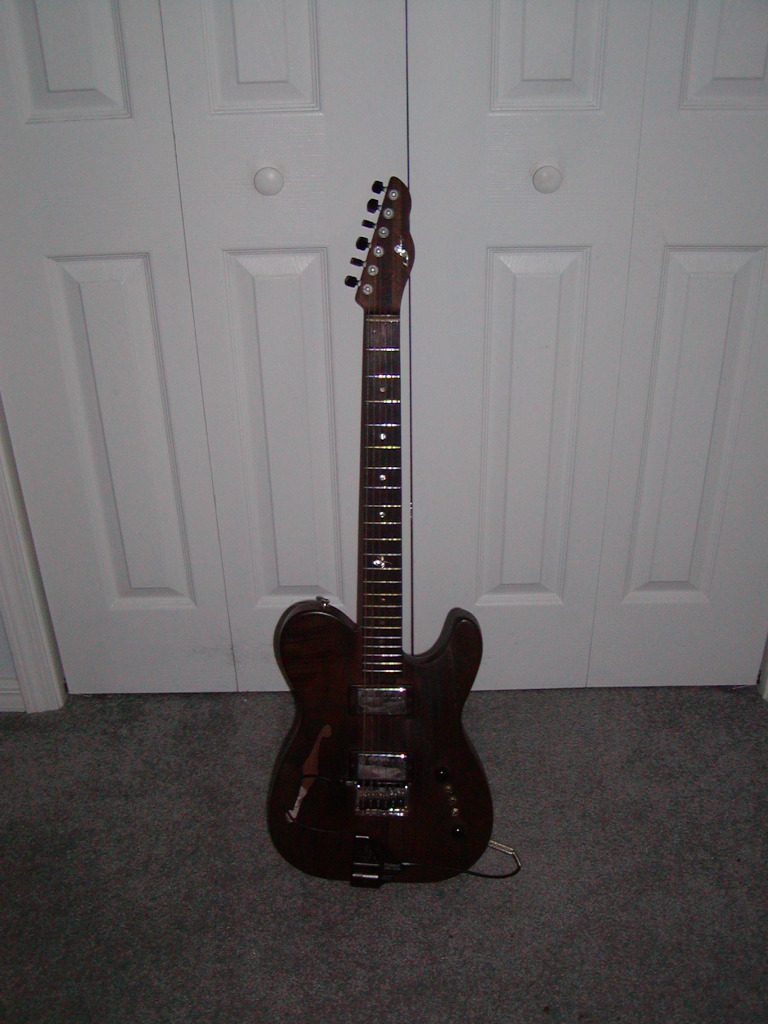 Half hollow
Tele style guitar